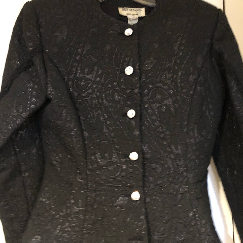Beautiful Black evening midi skirt and jacket